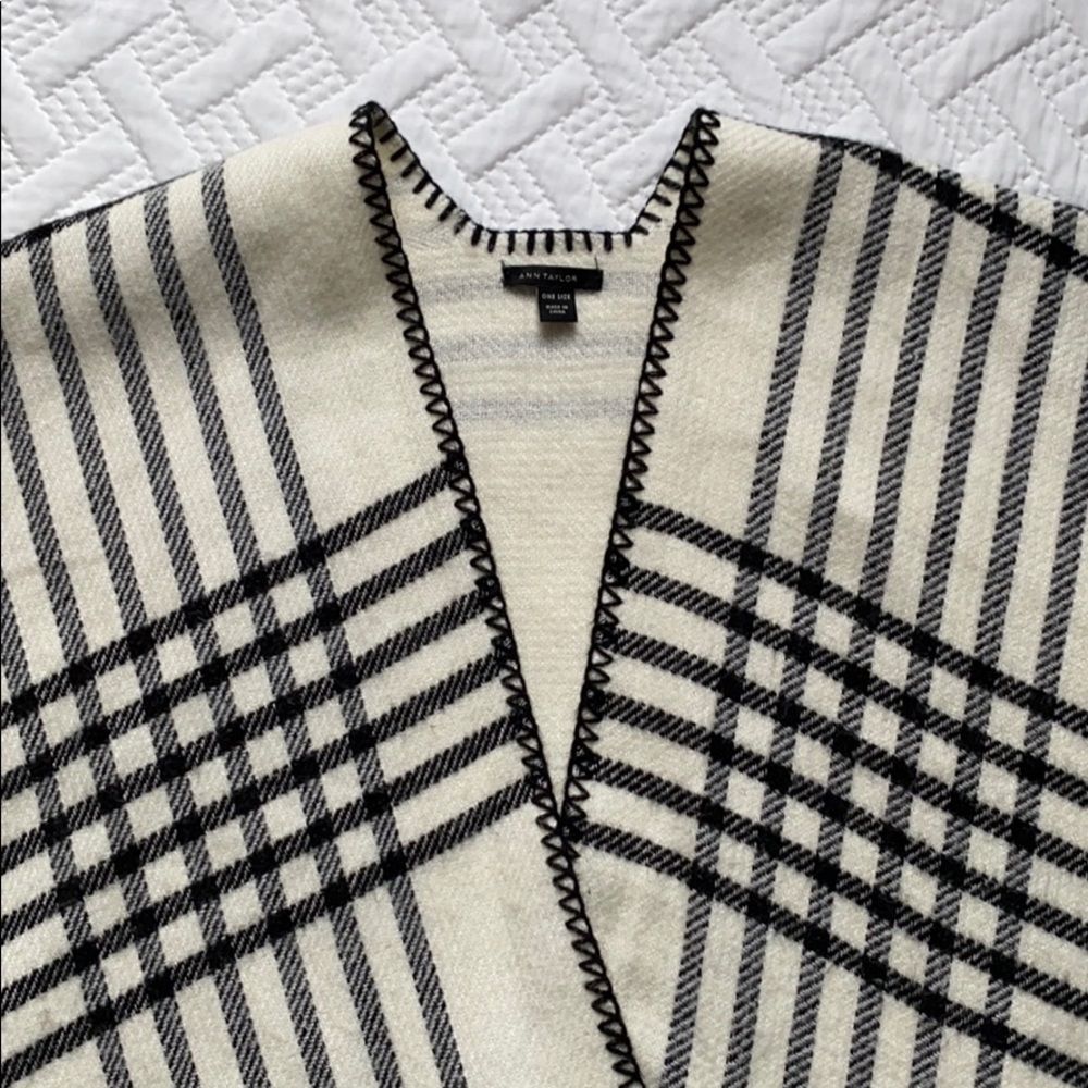 Ann Taylor Oversized Wrap Poncho